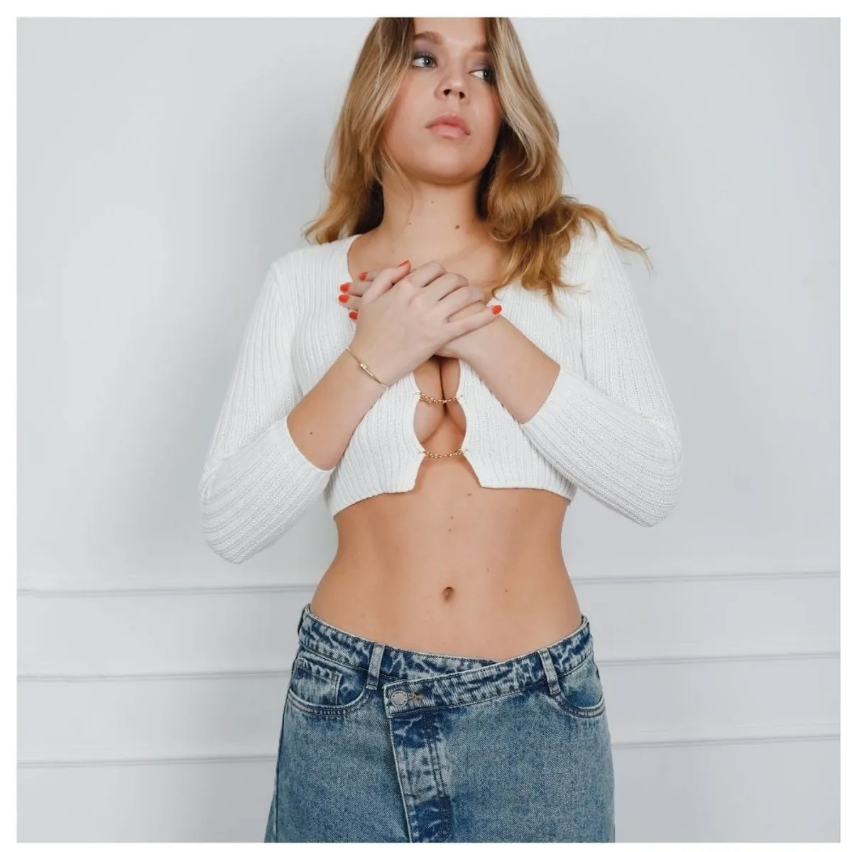 BETWEEN US - Fara Skirt Denim between us