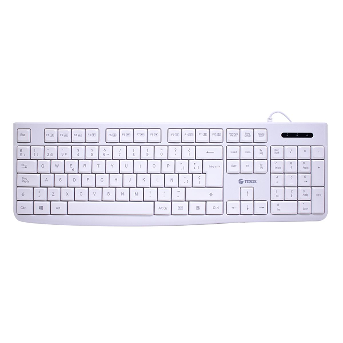 TEROS - TECLADO ESTÁNDAR  MULTIMEDIA  USB 2.0  ESPAÑOL
