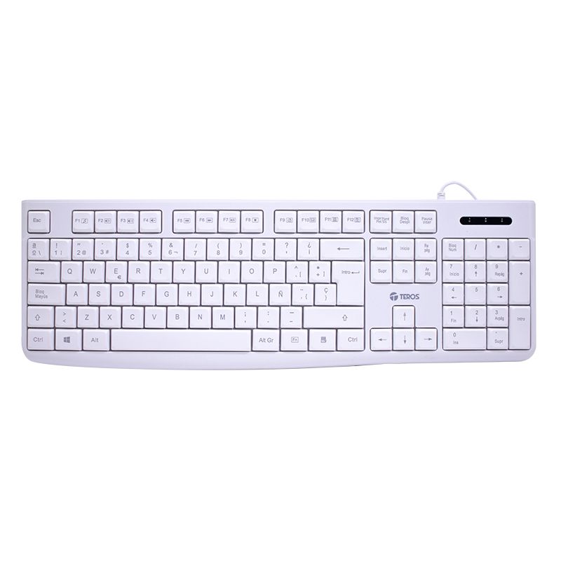 TEROS - TECLADO ESTÁNDAR  MULTIMEDIA  USB 2.0  ESPAÑOL