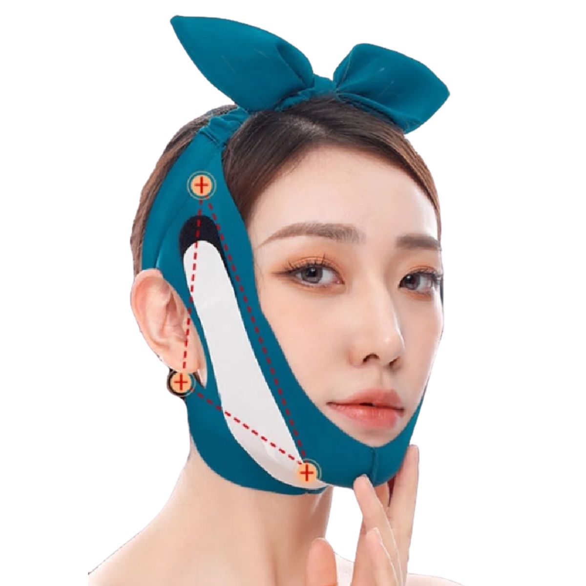 GENERICO - Faja Facial Mentonera Doble ajuste Adelgazante control doble mentón