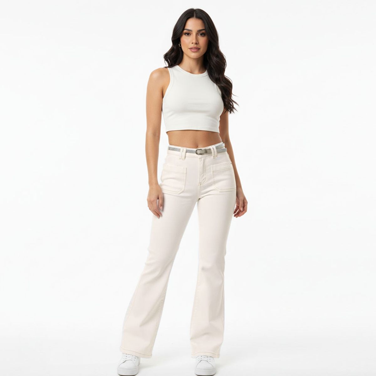 COTTON'S JEANS - PANTALÓN FLARE PARA MUJER LUANA