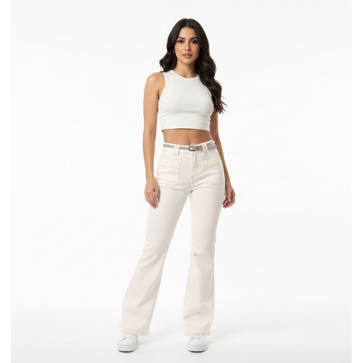 COTTON'S JEANS - PANTALÓN FLARE PARA MUJER LUANA