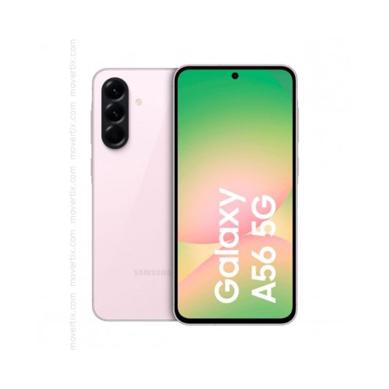 SAMSUNG - SAMSUNG GALAXY A56 5G  12GB 256GB NUEVO ROSA + ADAPTADOR 25W SAMSUNG