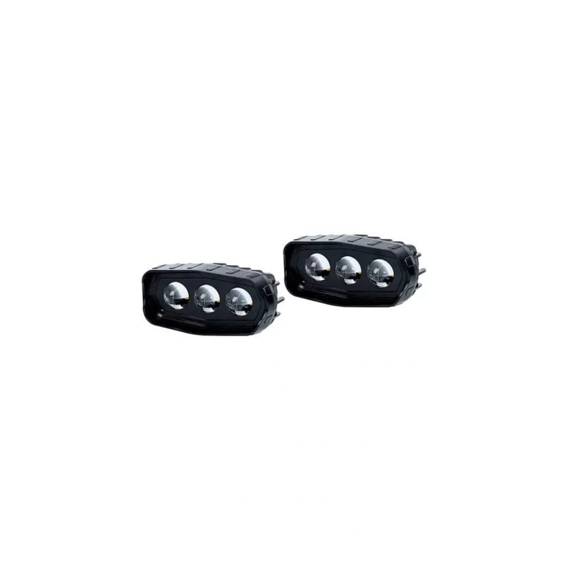 GENERICO - FARO EXPLORADOR AUXILIAR LUPA DUAL 3 LED