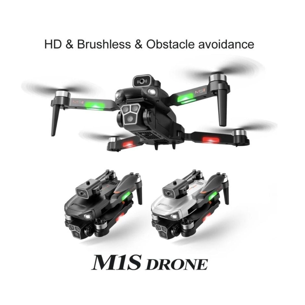 GENERICO - DRON 6K PROFESIONAL + 3 BATERIAS + 3 CAMARAS + APP + 5G + BOLSO
