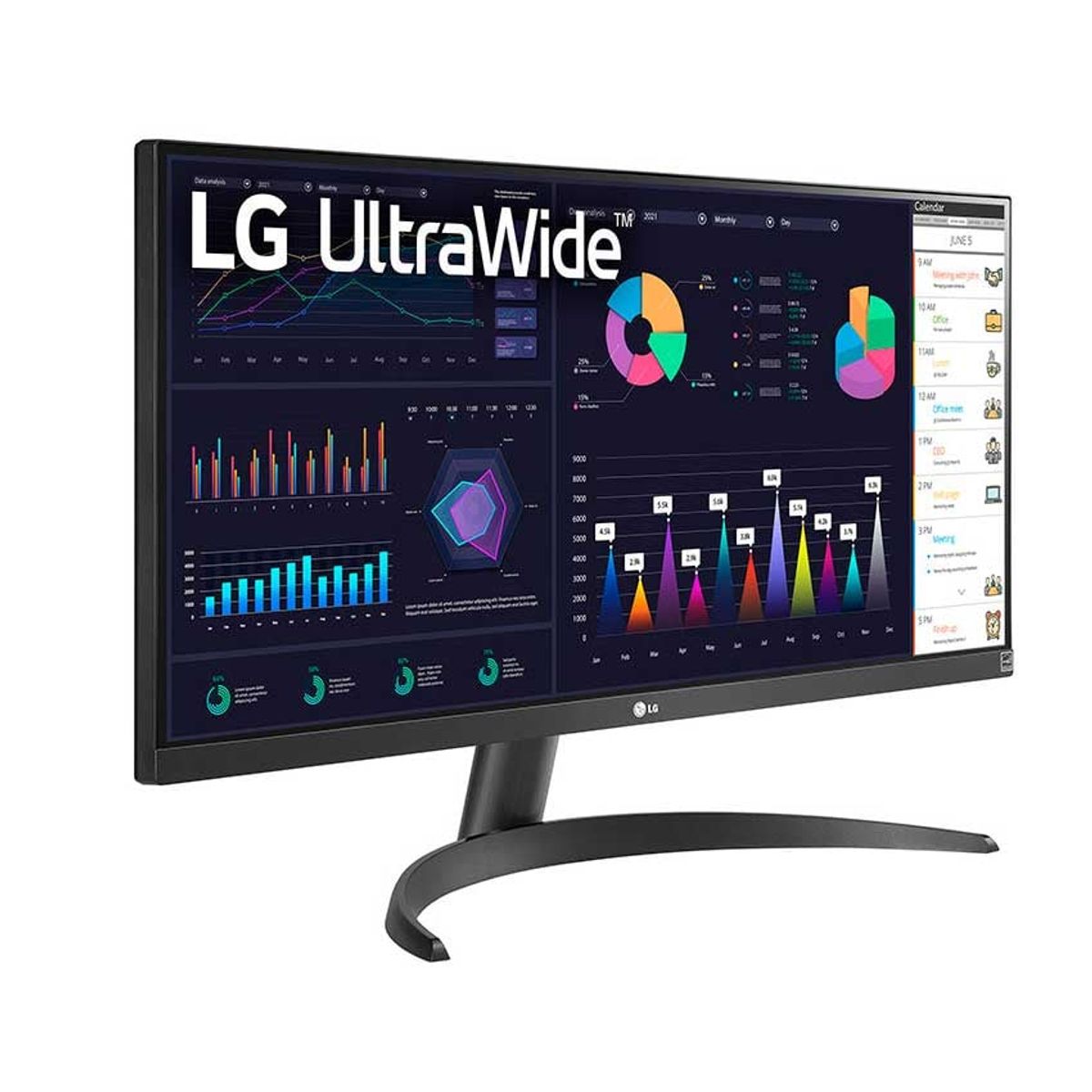 LG - LG 29WQ500-B 29 UltraWide IPS 100Hz FreeSync HDR10 - Monitor FHD