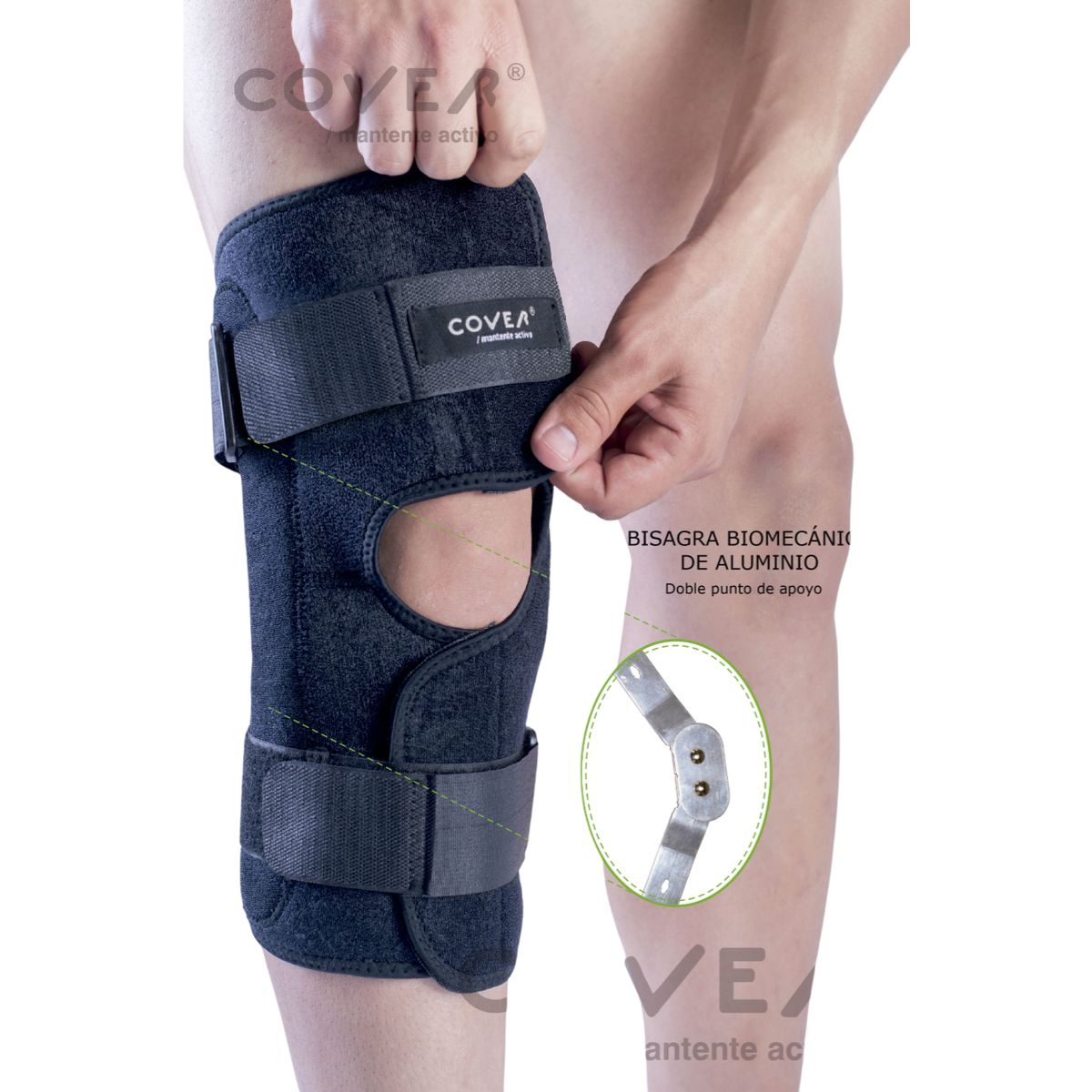 COVER - Rodillera Articulada Abierta Talla L-XL COVER