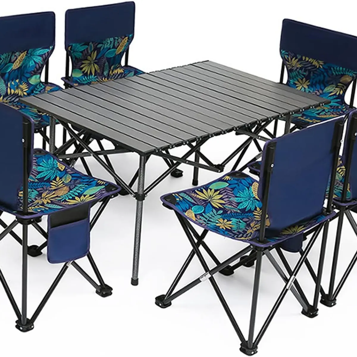 GENERICO - MESA CON SILLAS PLEGABLE CAMPING PARA PATIO