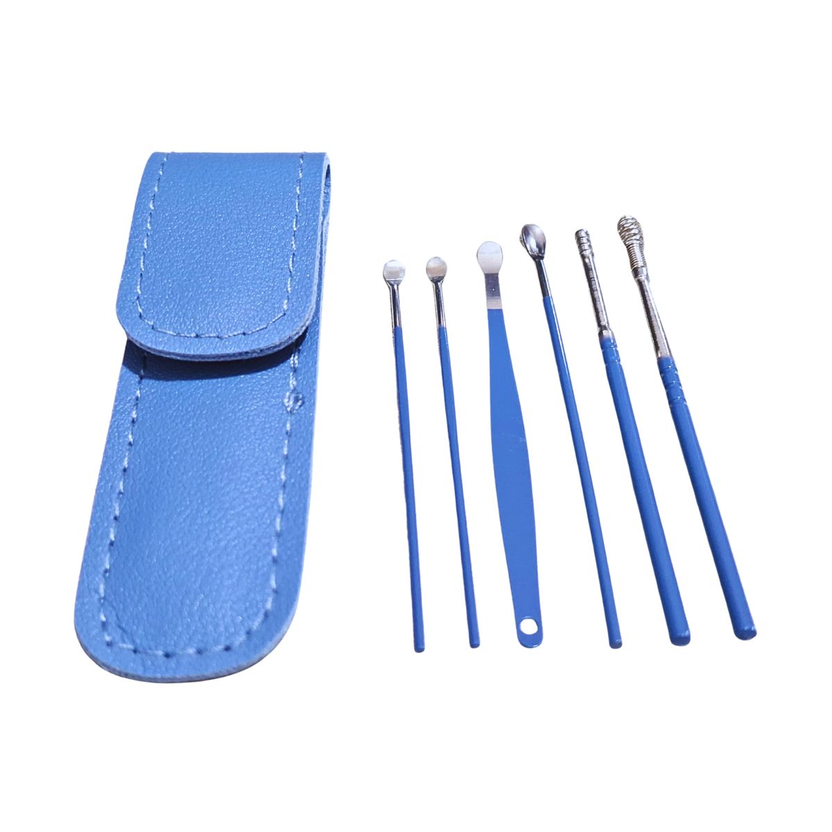 OEM - Kit de Limpieza de Oídos 6 en 1 – Azul
