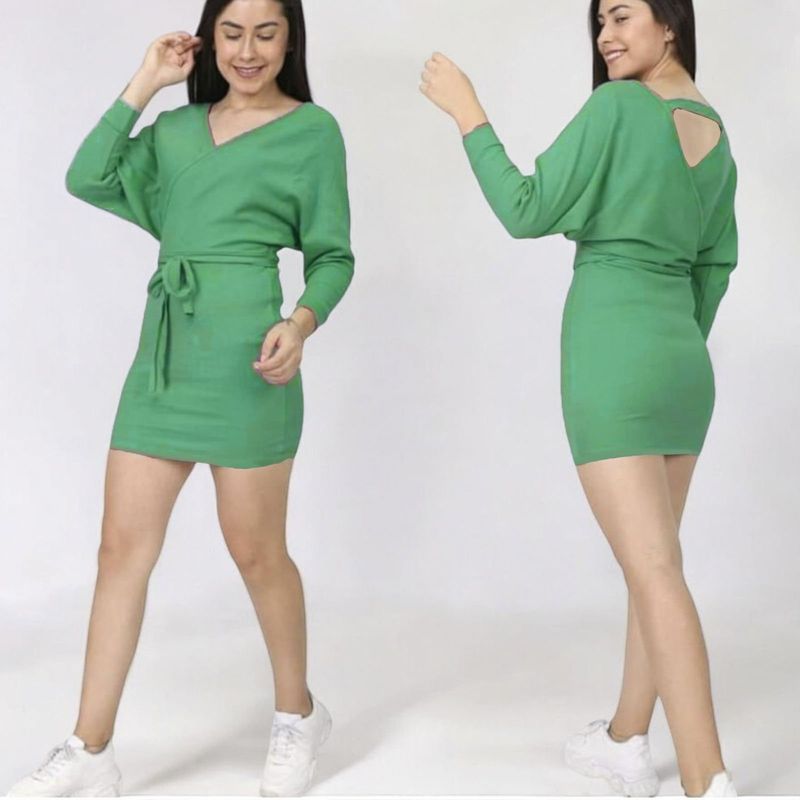 GENERICO - Vestido Mujer Yomar Fnts20 Tt-Col Sexy Rina Edwards Verde