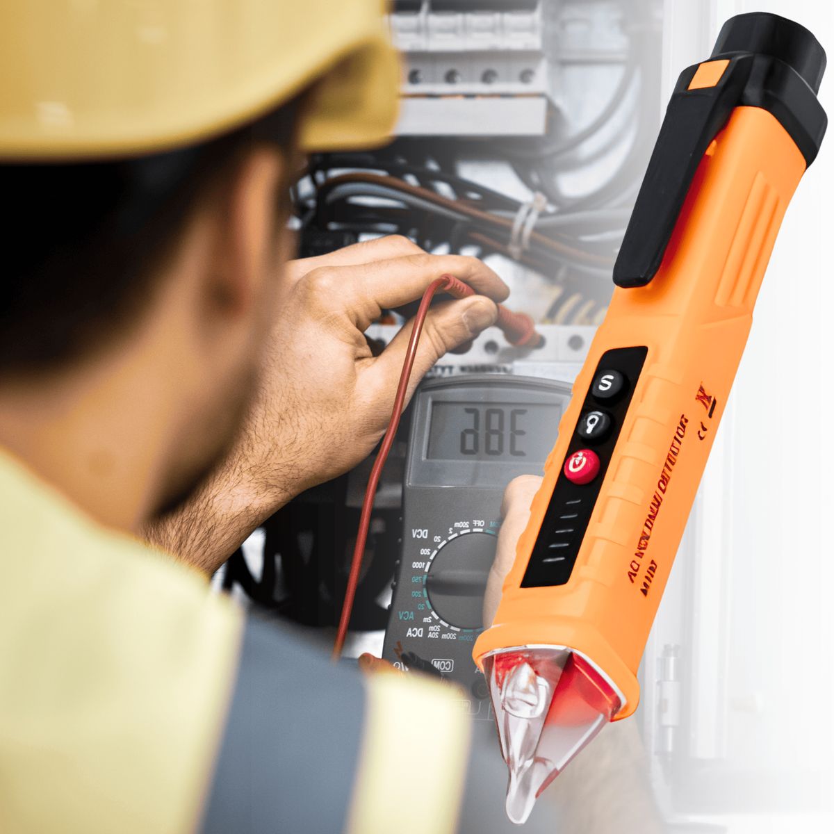 ROSH - Pack x2 Medidores de Voltaje  Ahorra Tiempo en la Detección de Fallas