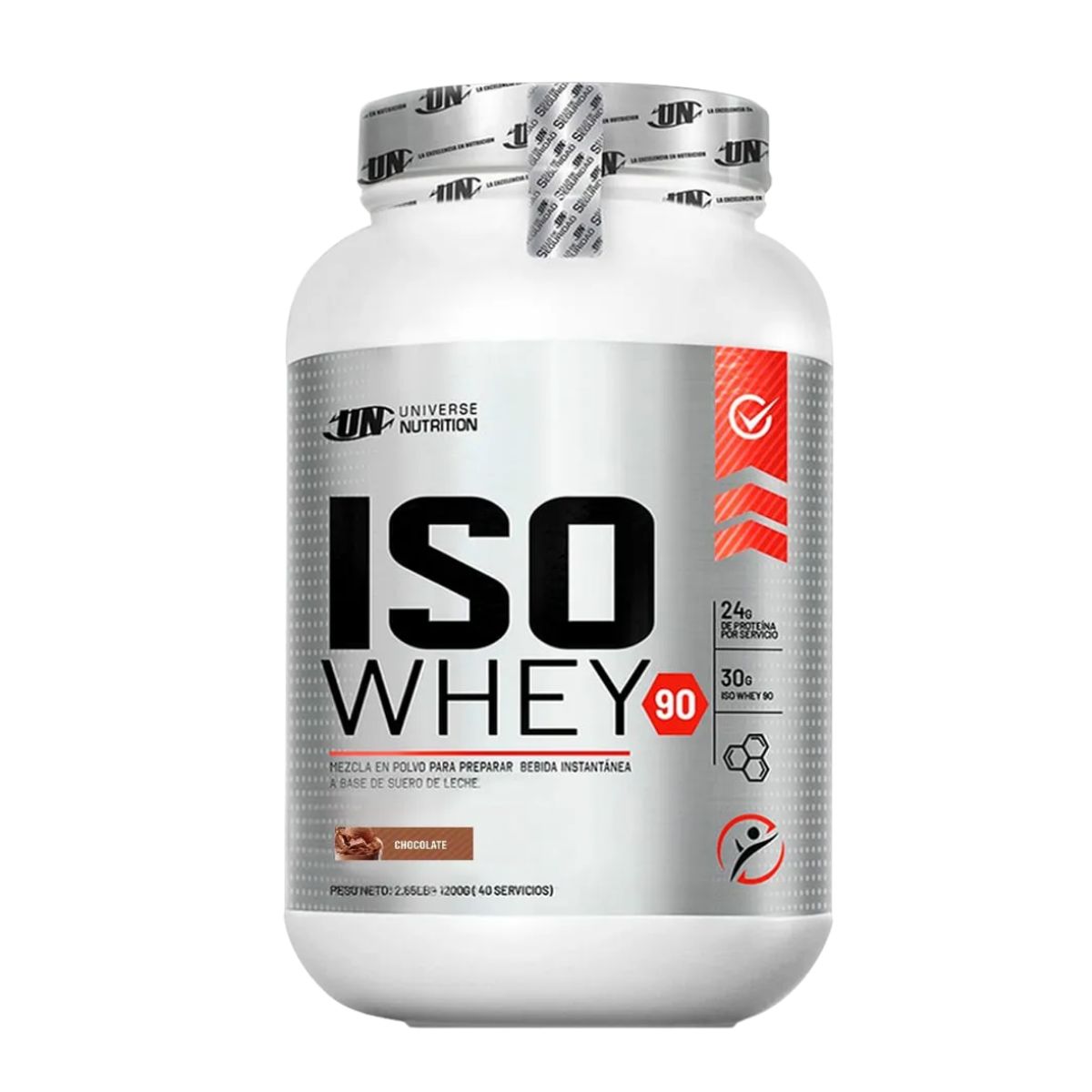 UNIVERSE NUTRITION - PROTEÍNA ISO WHEY 1 KG  CHOCOLATE + STRAPS + X-B