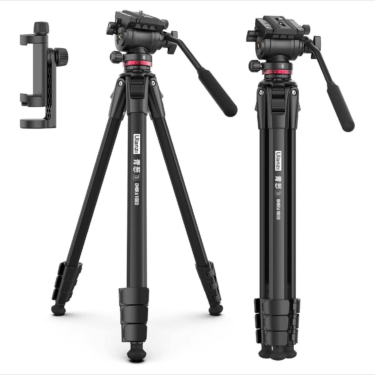 ULANZI - Trípode Profesional Ulanzi MT-56 de Aluminio 160cm