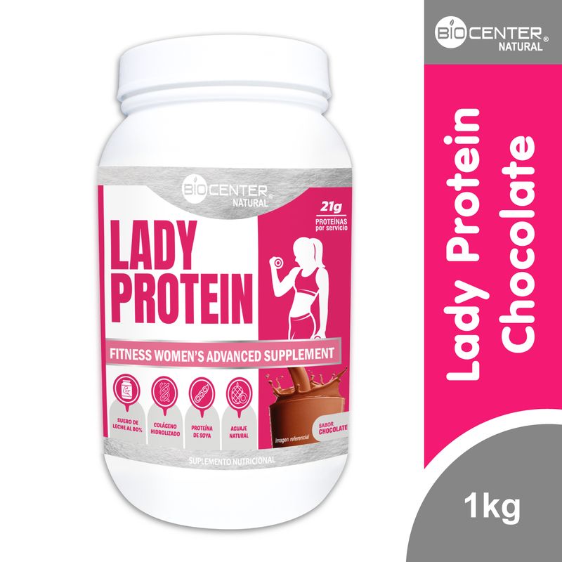BIOCENTER NATURAL - Lady Protein Chocolate x 1Kg  - Biocenter Natural