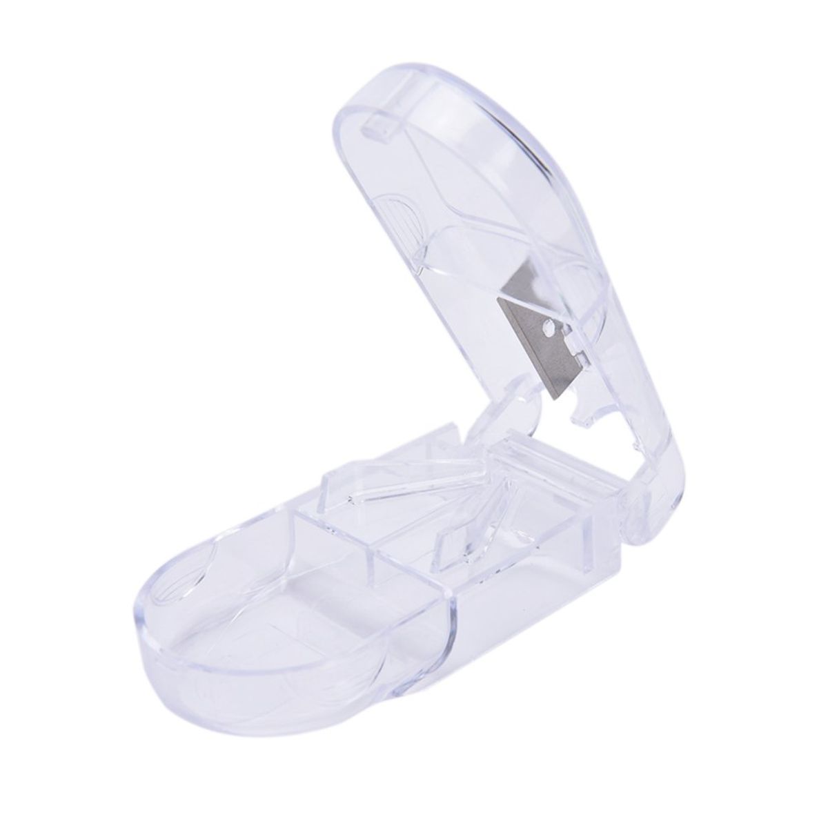 GENERICO - Cortador De Pastillas Portátil con Pastillero