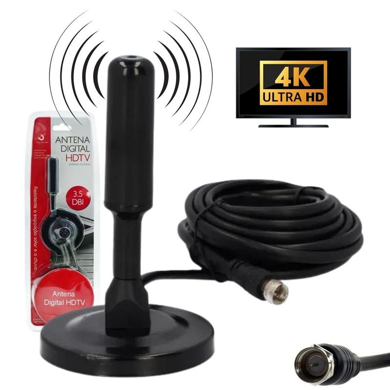 GENERICO - Antena Digital HDTV 4K Ultra HD