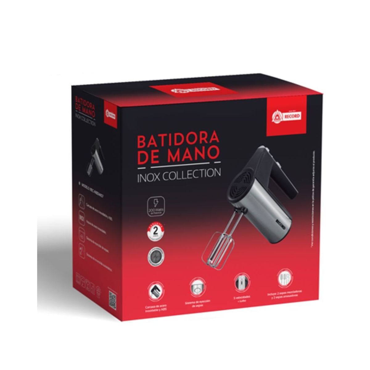 RECORD - Batidora De Mano Record Rec-Inbdm107 C4-Aspas