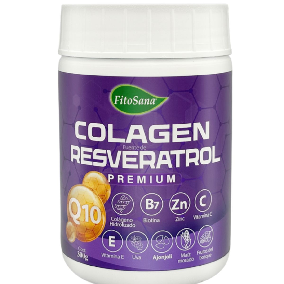 FITOSANA - COLAGEN FUENTE DE RESVERATROL Q10 PREMIUM FITOSANA - COLAGENO HIDROLIZADO 300G