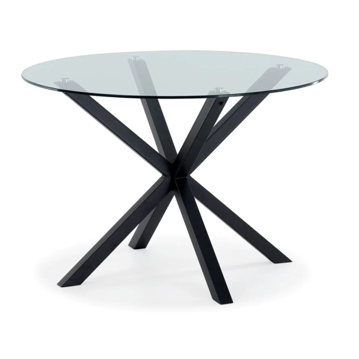 CENTRAL DECCO - COMEDOR  4 SILLAS ZURICH NEGRO