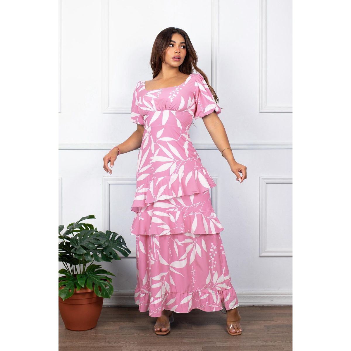 ARMA TU LOOK - VESTIDO CAROLINA LARGO CON MANGA GLOBO ARMA TU LOOK