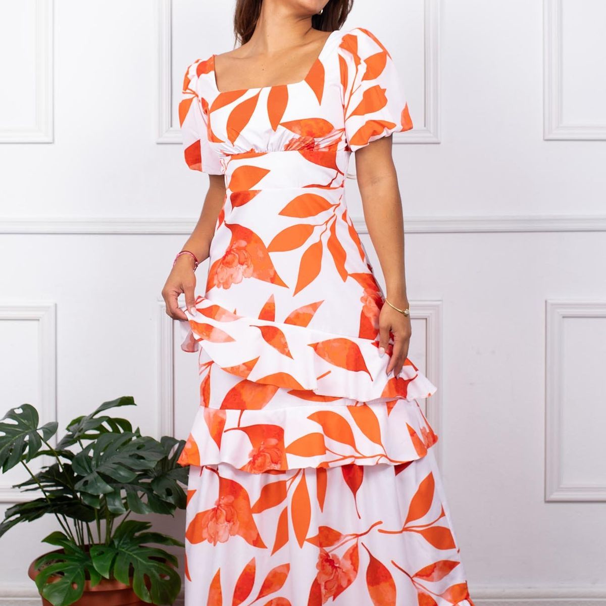 ARMA TU LOOK - VESTIDO CAROLINA LARGO CON MANGA GLOBO ARMA TU LOOK