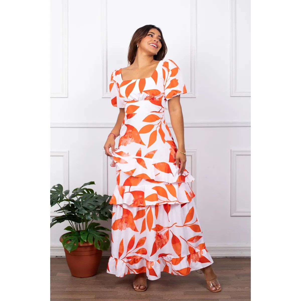 ARMA TU LOOK - VESTIDO CAROLINA LARGO CON MANGA GLOBO ARMA TU LOOK