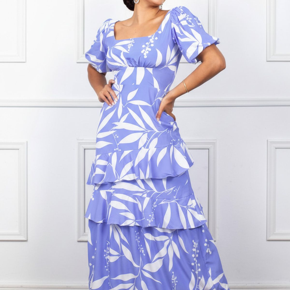 ARMA TU LOOK - VESTIDO CAROLINA LARGO CON MANGA GLOBO ARMA TU LOOK