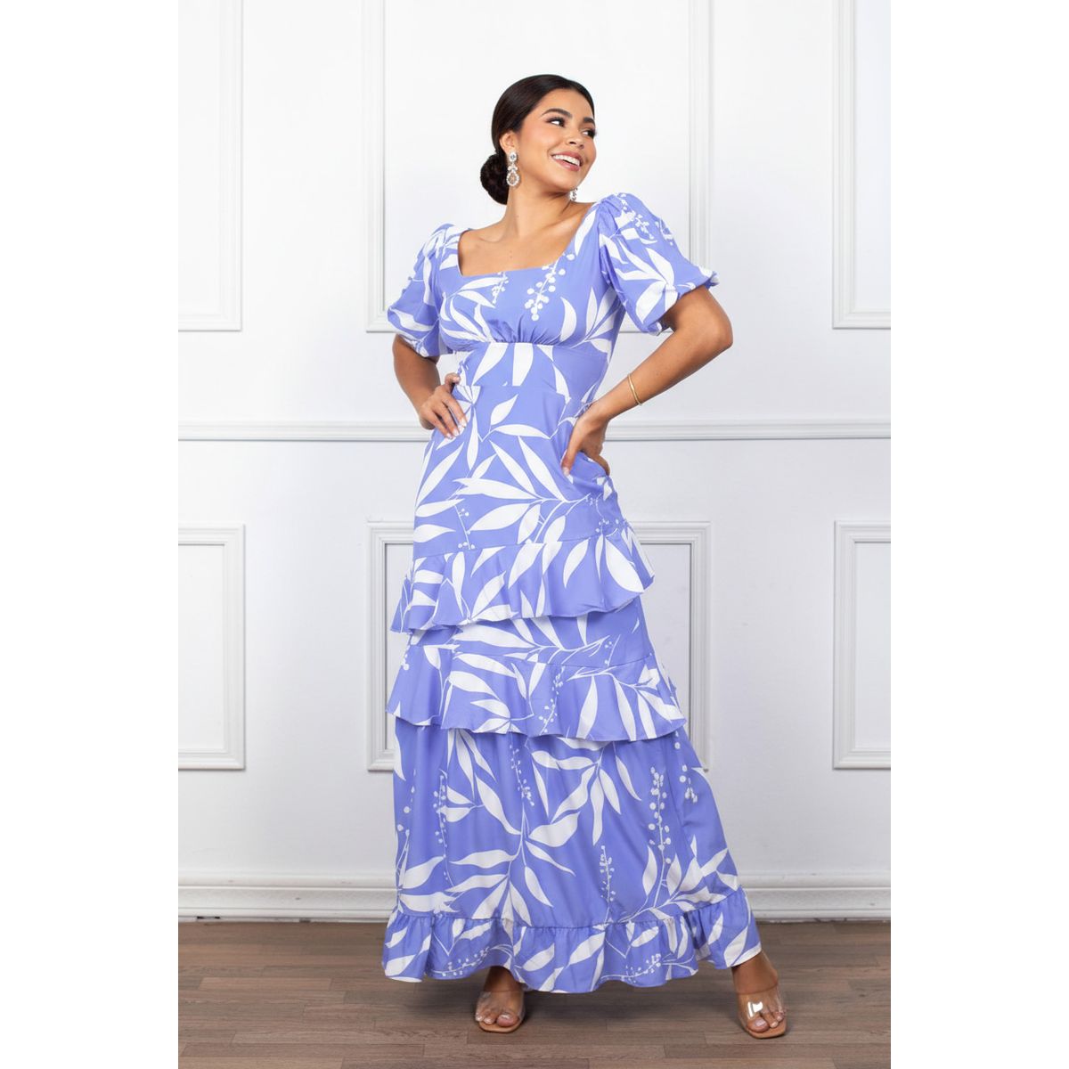 ARMA TU LOOK - VESTIDO CAROLINA LARGO CON MANGA GLOBO ARMA TU LOOK