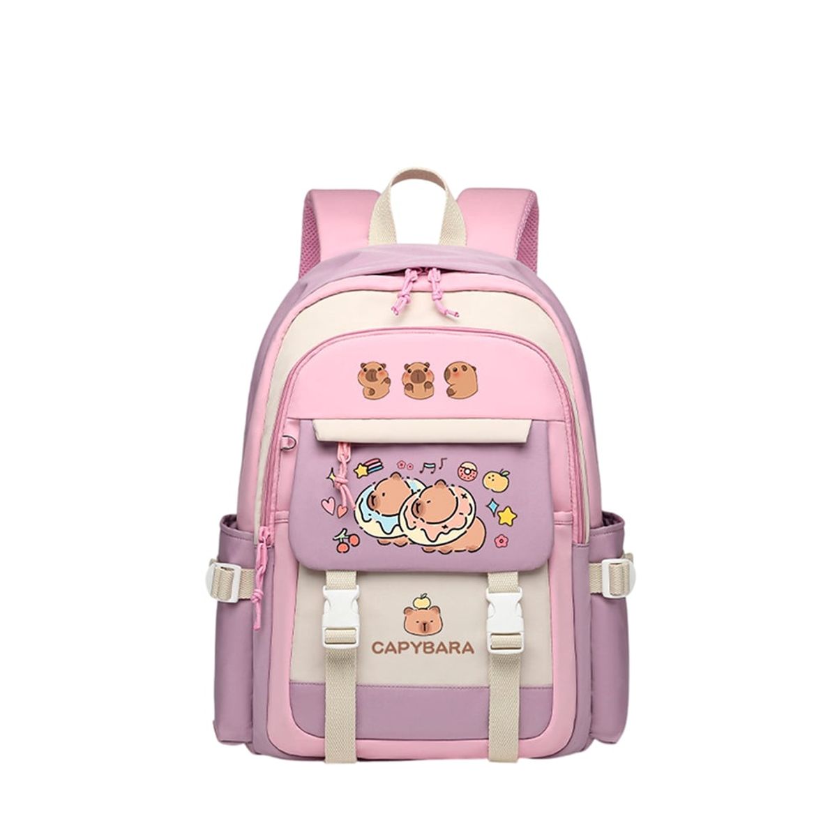 GENERICO - Mochila De Capibara A-4005 Rosado