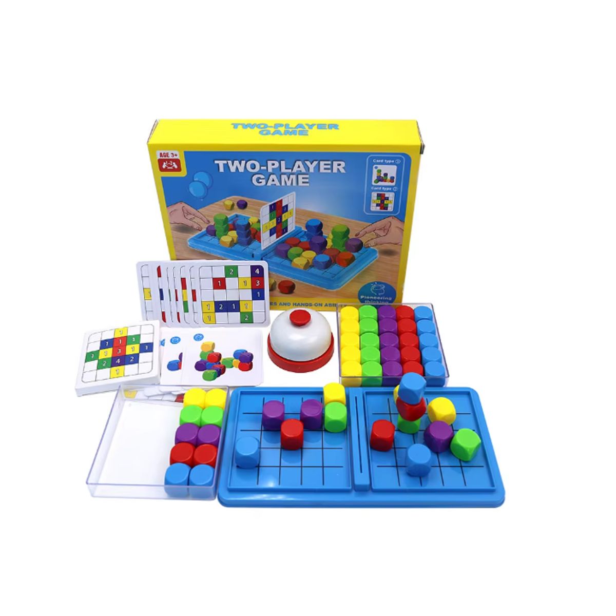 GENERICO - Juego de mesa - Rompecabeza en 3D con reto para 2 jugadores