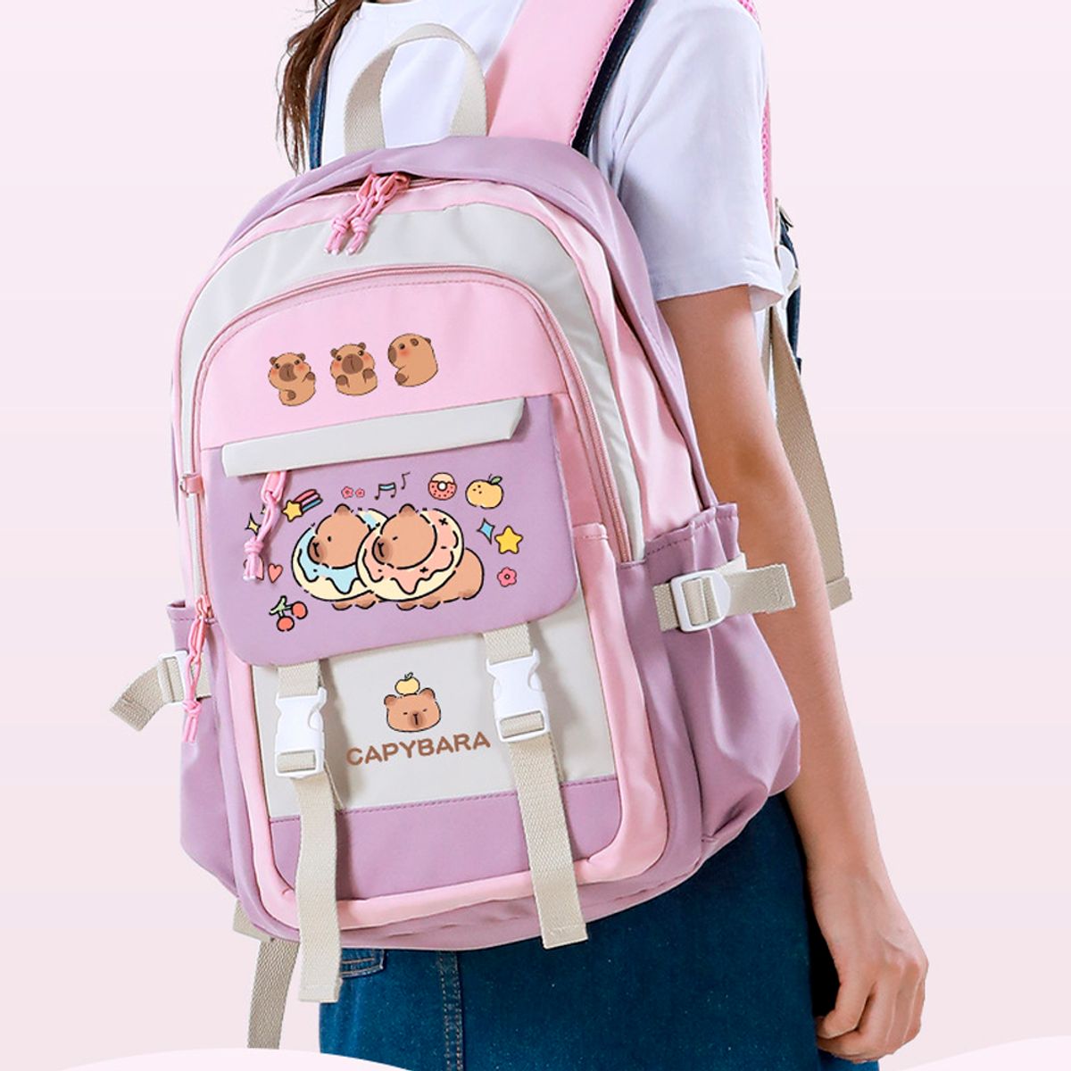 GENERICO - Mochila De Capibara A-4005 Turquesa