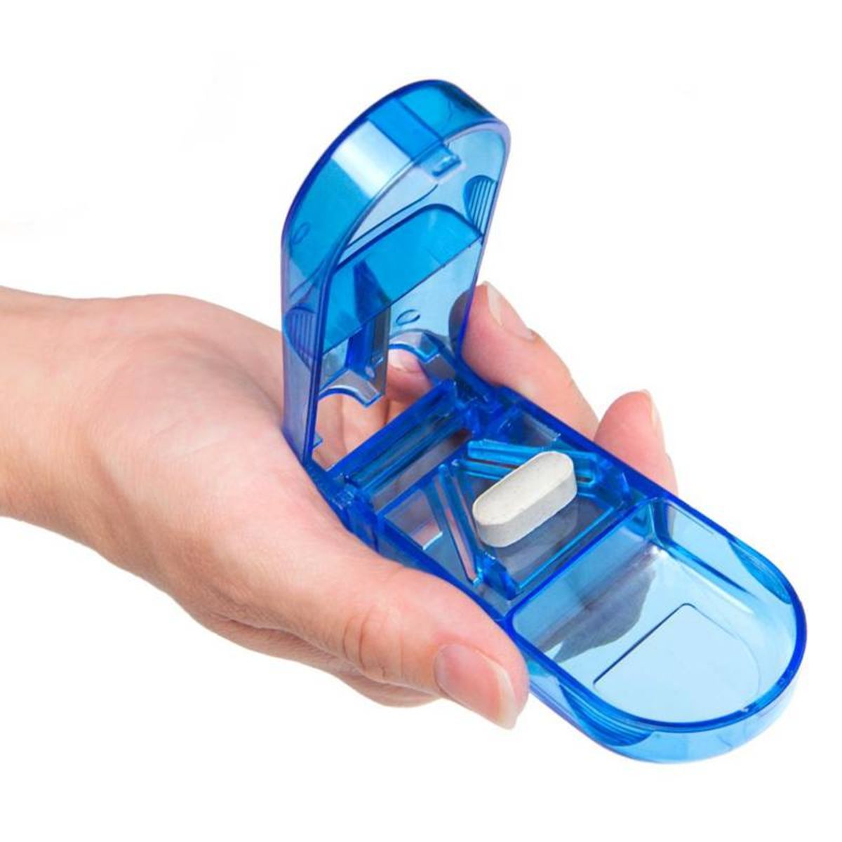 GENERICO - Cortador De Pastillas Portátil con Pastillero