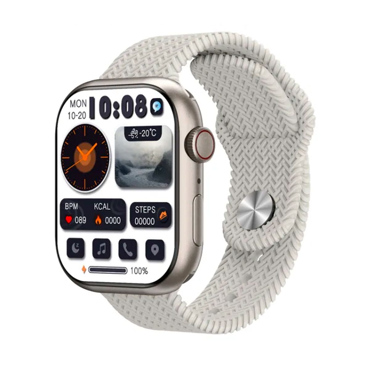 GENERICO - Smartwatch HK9 Pro Max con Pantalla Amoled Gris