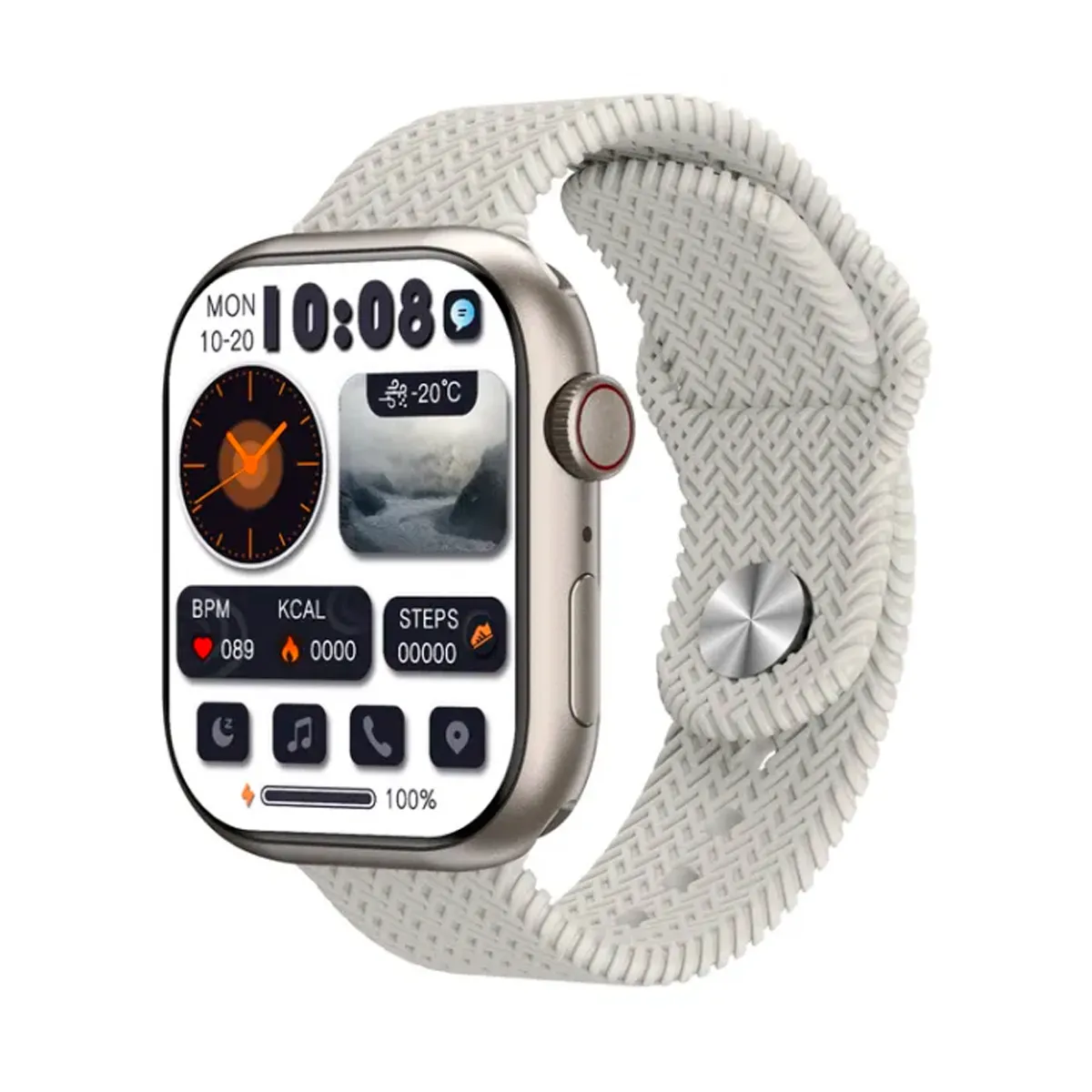 GENERICO - Smartwatch HK9 Pro Max con Pantalla Amoled Gris