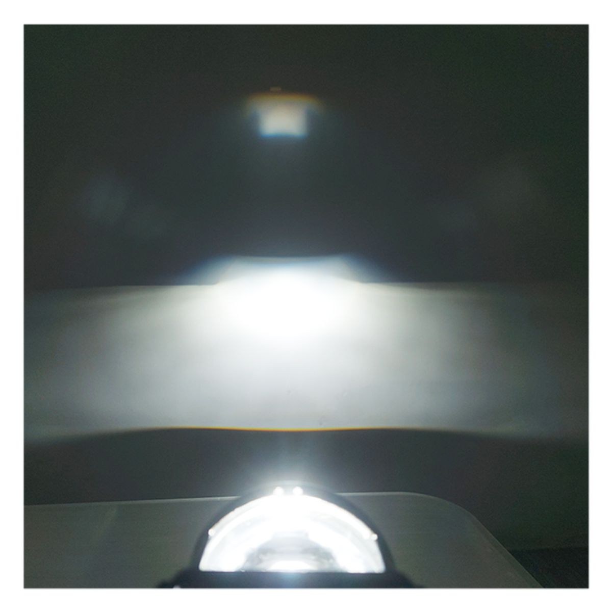 GENERICO - Par Faros Faros Proyectores Con Lupa Bi Led Alta Y Baja 80w