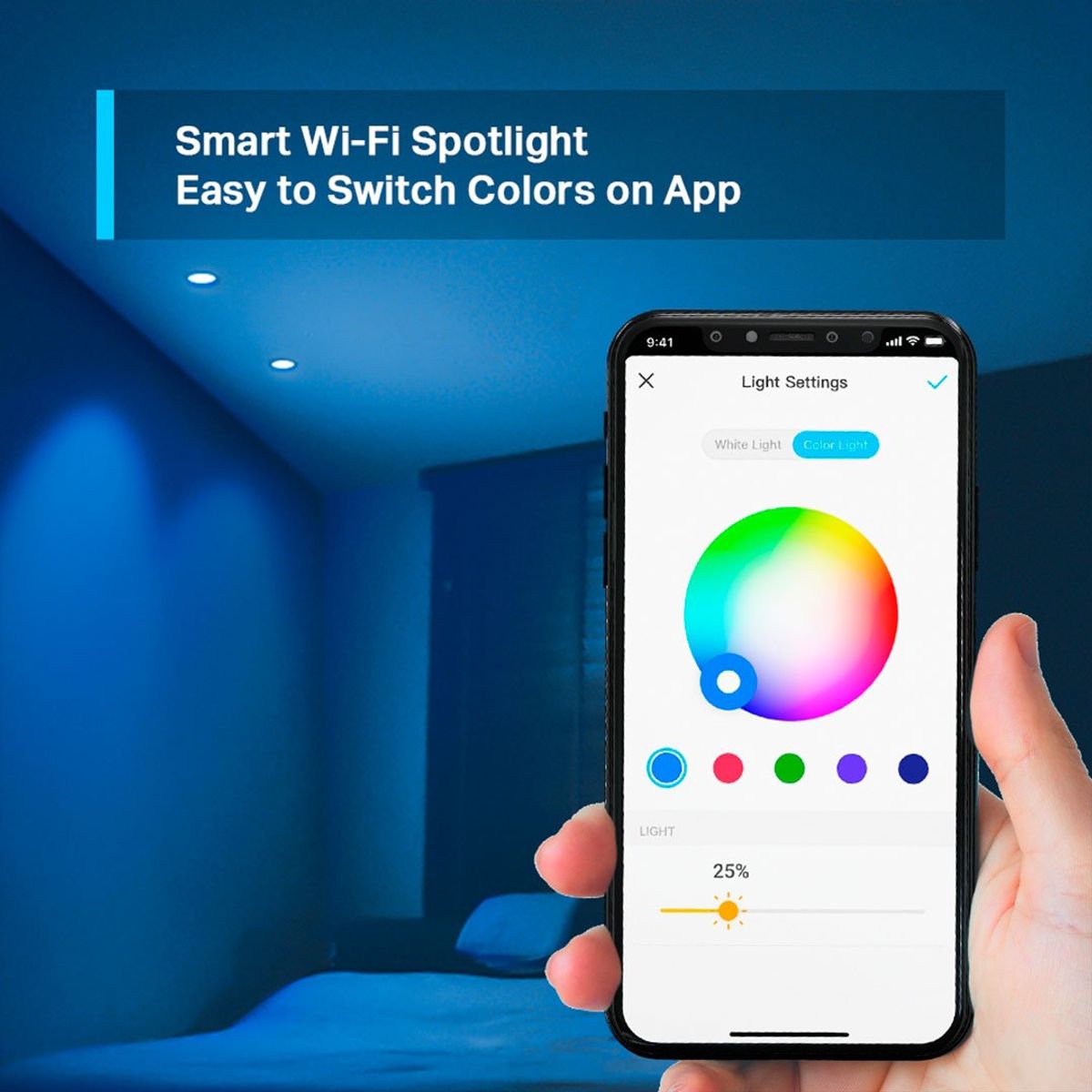 TP LINK - TP-LINK Tapo L630 Foco Inteligente WiFi Multicolor Base GU10