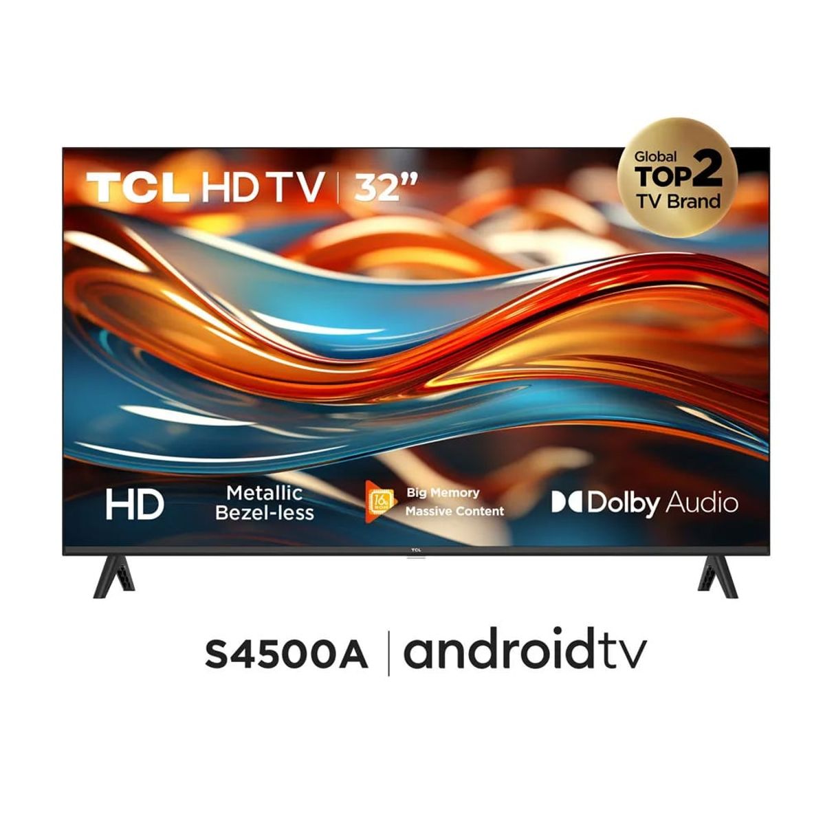 TCL - Televisor TCL 32 Pulg. LED Smart Android Tv HD 32S4500A
