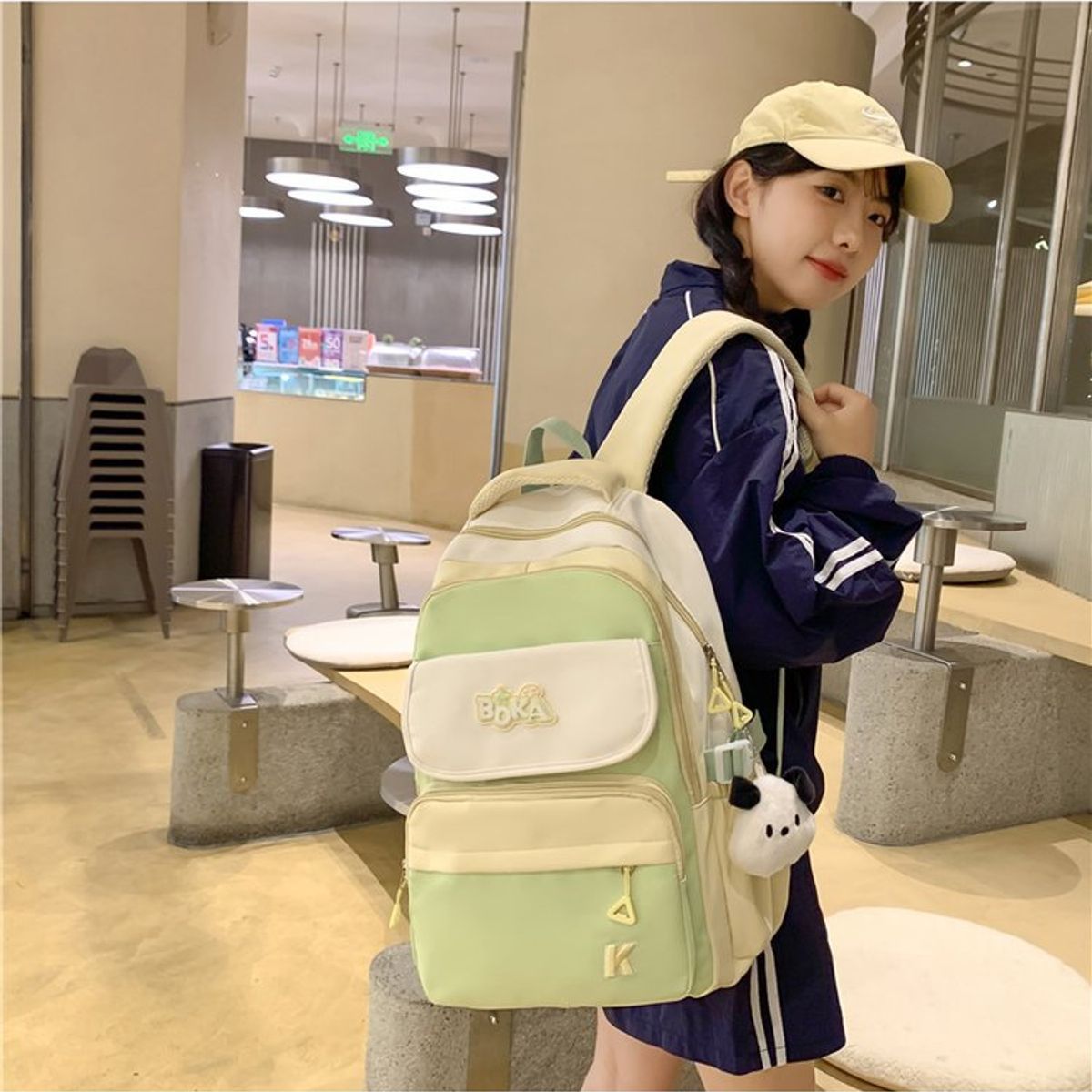 KEKEMI - MOCHILA BOKA BY KEKEMI CON LLEVERO DE PELUCHE