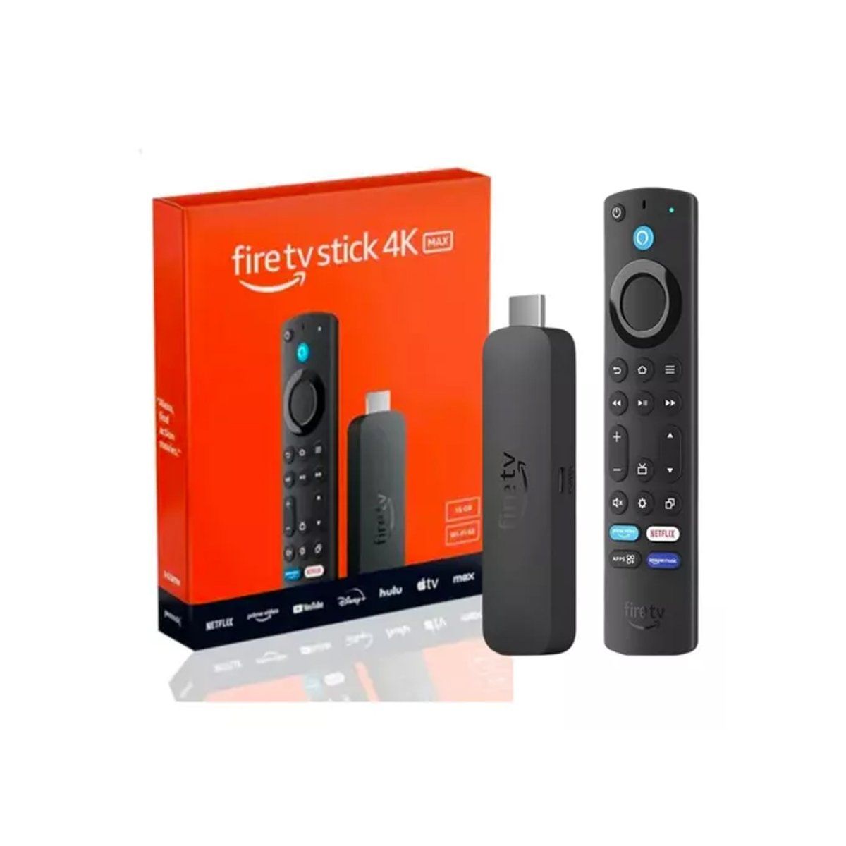 AMAZON - FIRE TV STICK 4K MAX WiFi 6E- 2DA GEN 16GB NEGRO