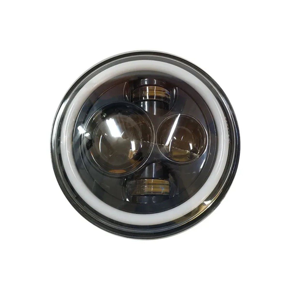 GENERICO - Faro Led 7'' Neblinero Redondo 50 W Auto Moto Jeep Camioneta