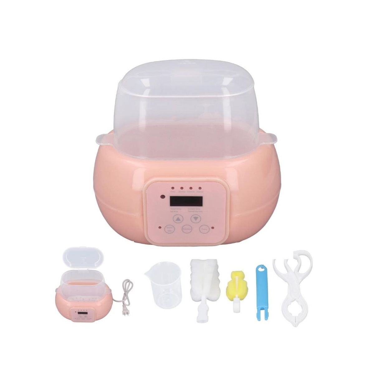 GENERICO - Calentador De Biberones Y Esterilizador Multifuncional- Rosa