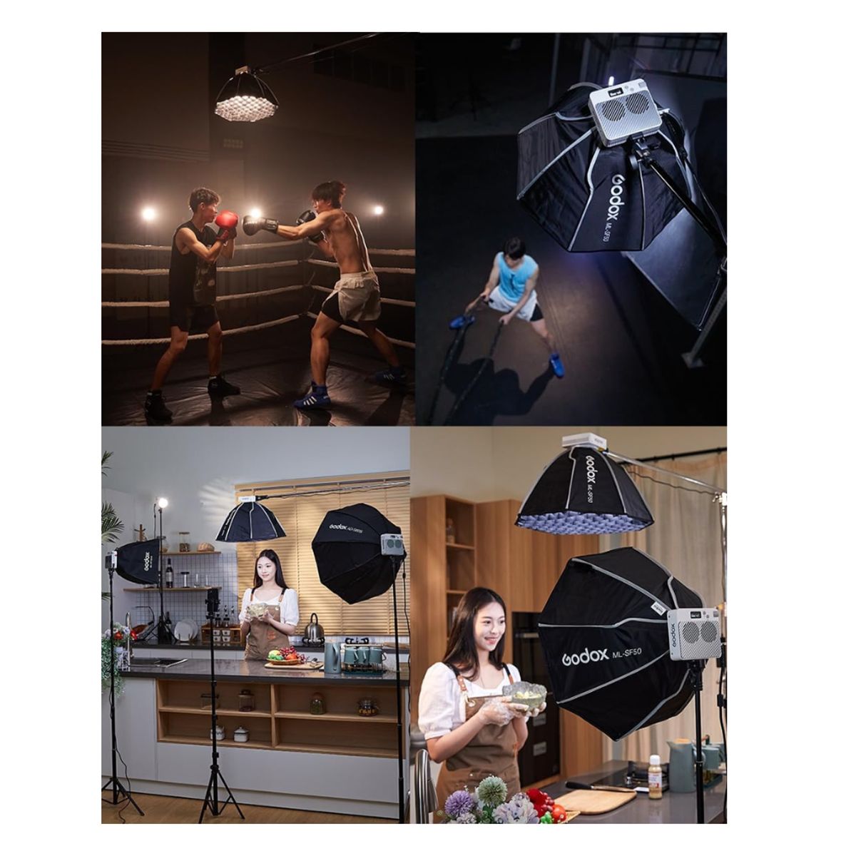 GODOX - LUZ LED GODOX ML100 BI COMPACTA Y POTENTE