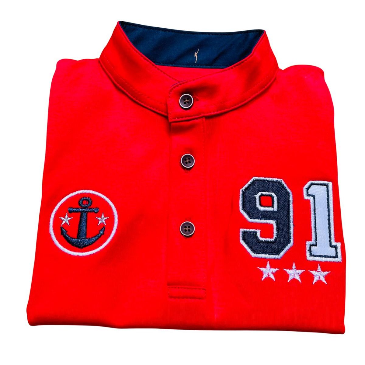 GENERICO - Polo Para Niños Cuello Neru Modelo Anclita