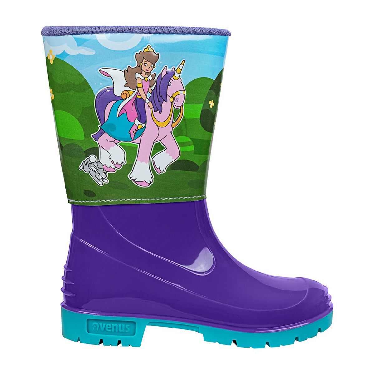 VENUS - BOTA INFANTIL CON CUELLO AMBER VIOLETA