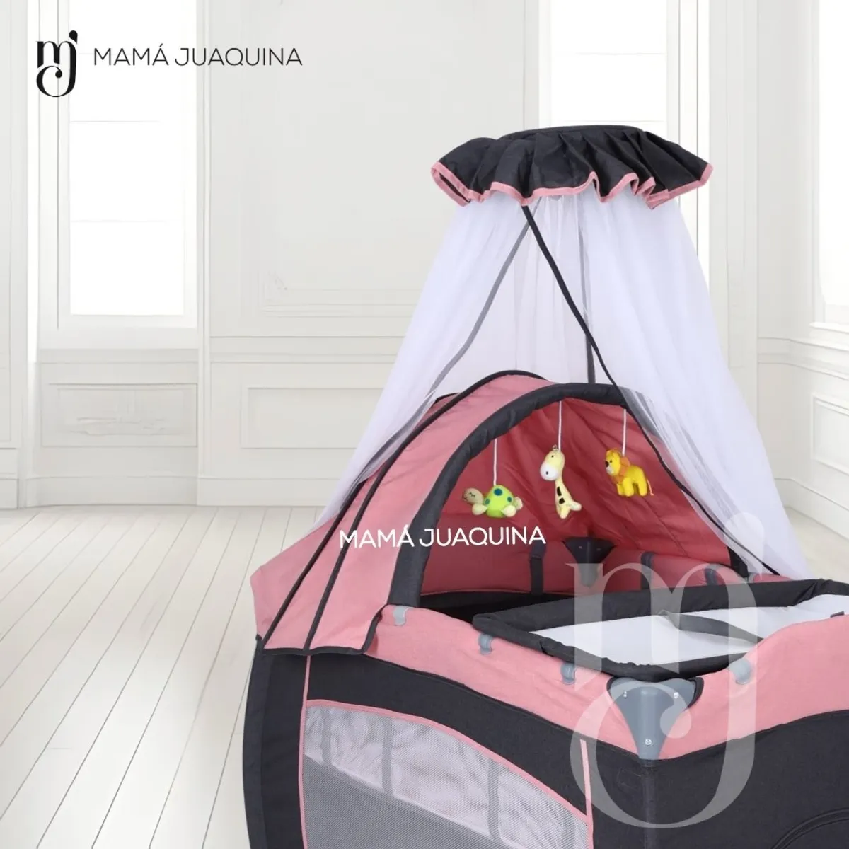 BABY - Cuna Corral «VIENA STOKKER» 2 en 1 Pink