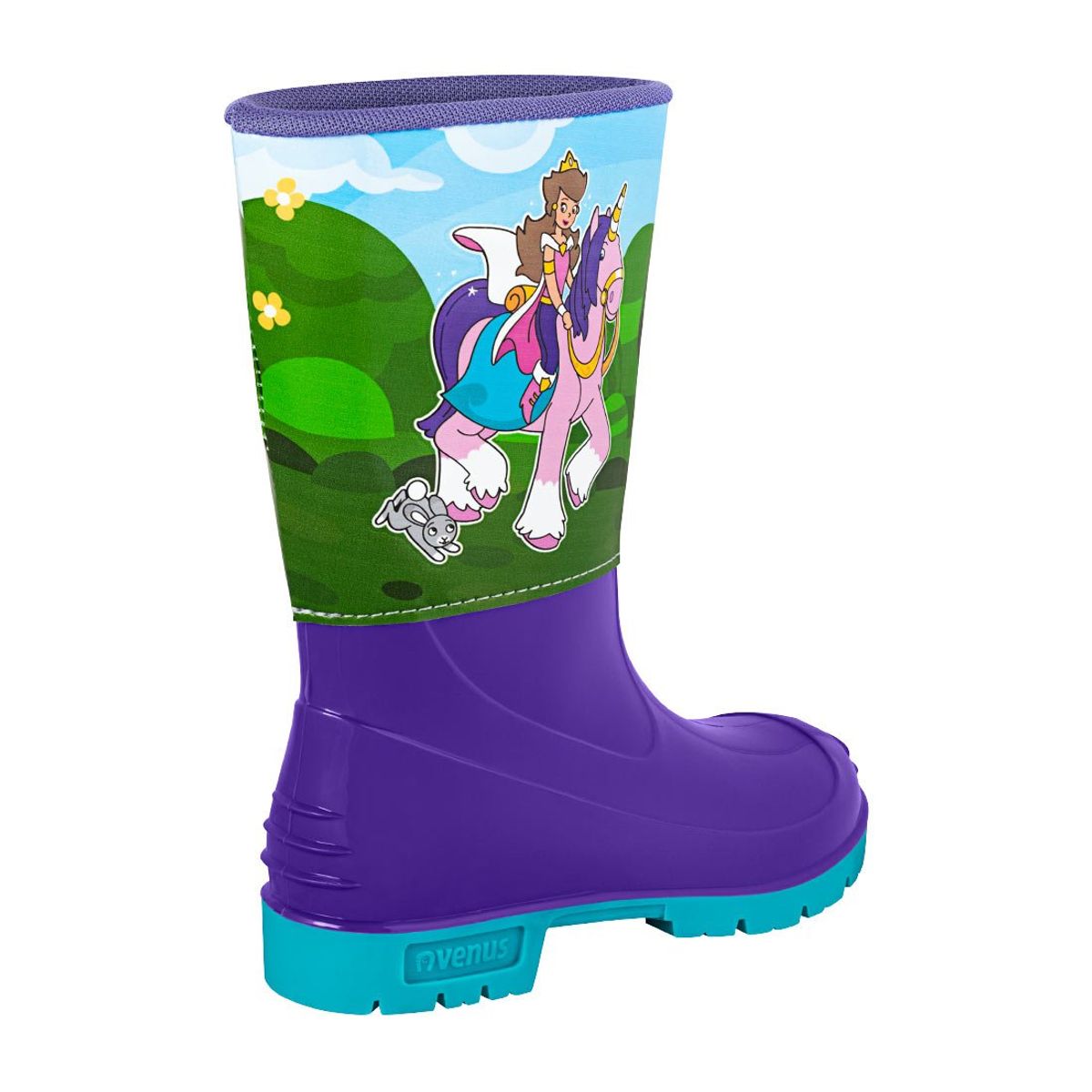 VENUS - BOTA INFANTIL CON CUELLO AMBER VIOLETA