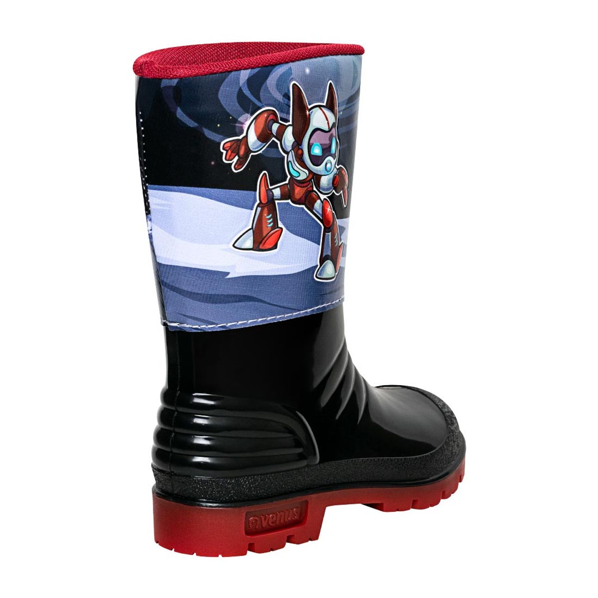 VENUS - BOTA INFANTIL CON CUELLO ARTURITO NEGRO