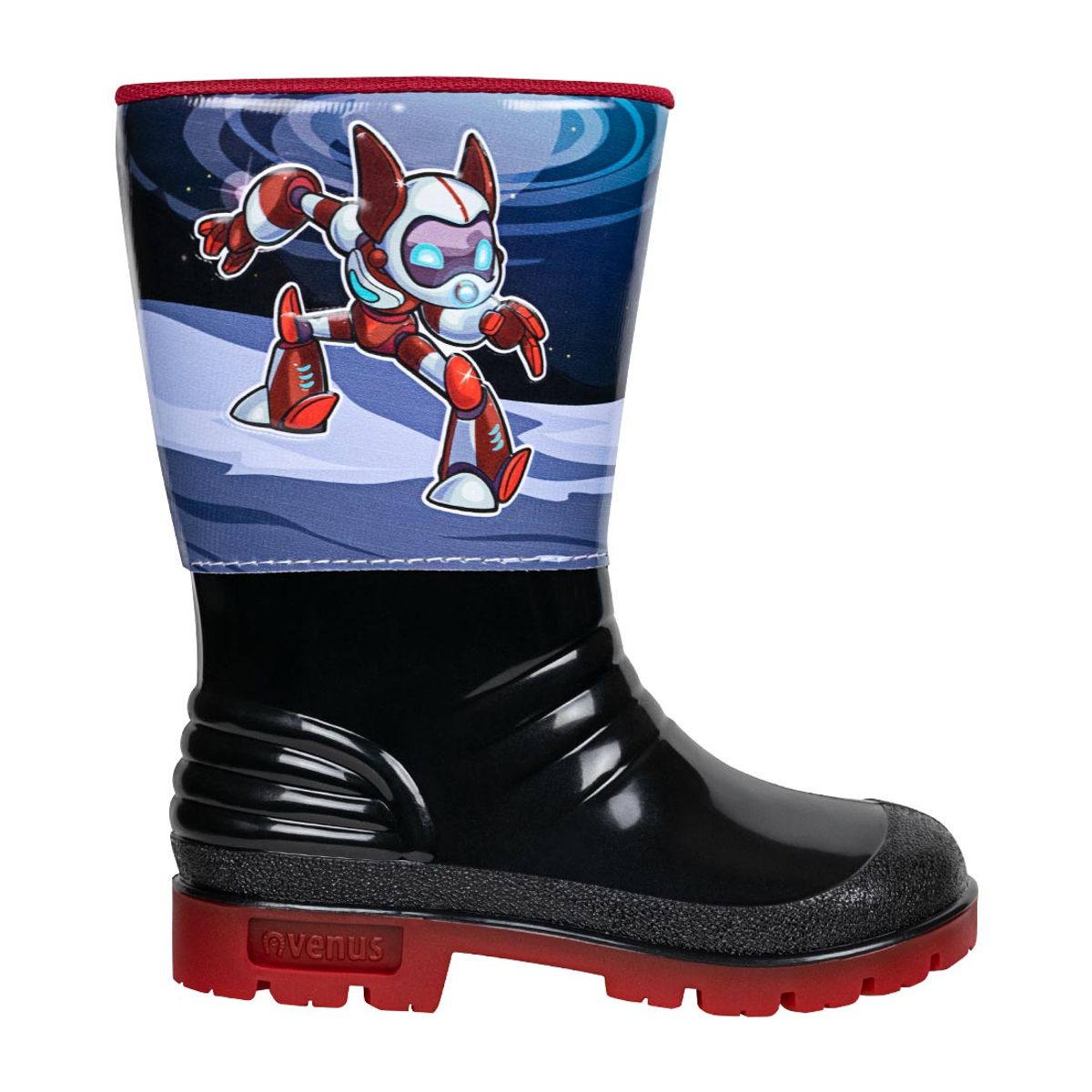 VENUS - BOTA INFANTIL CON CUELLO ARTURITO NEGRO