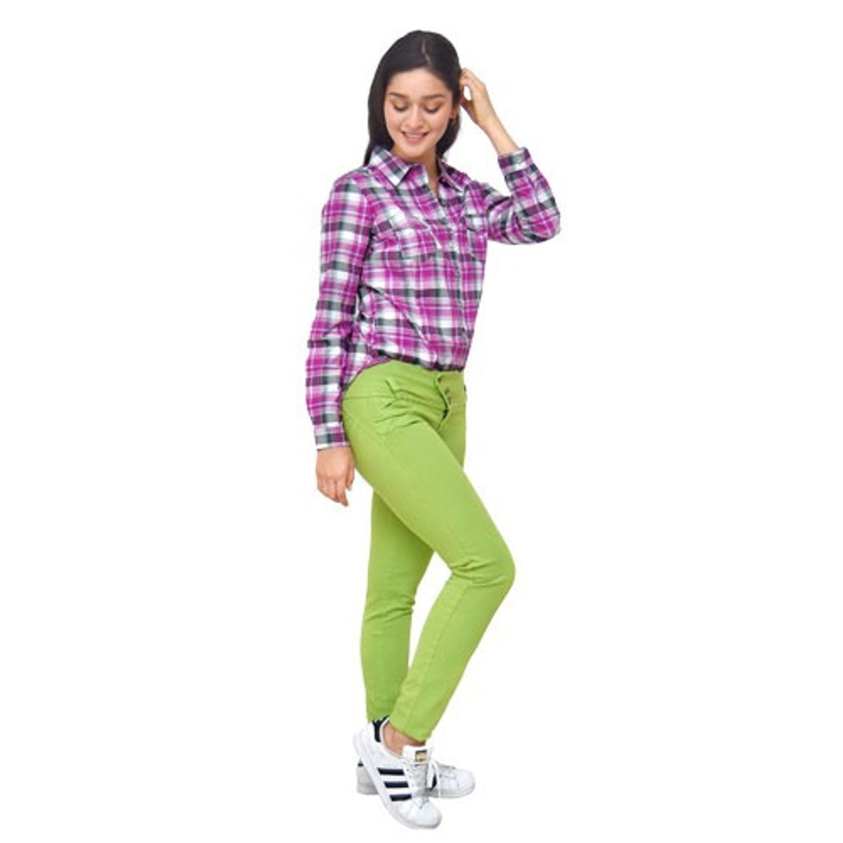 BOABLANCA - Pantalón jeans para dama Full denim stretch