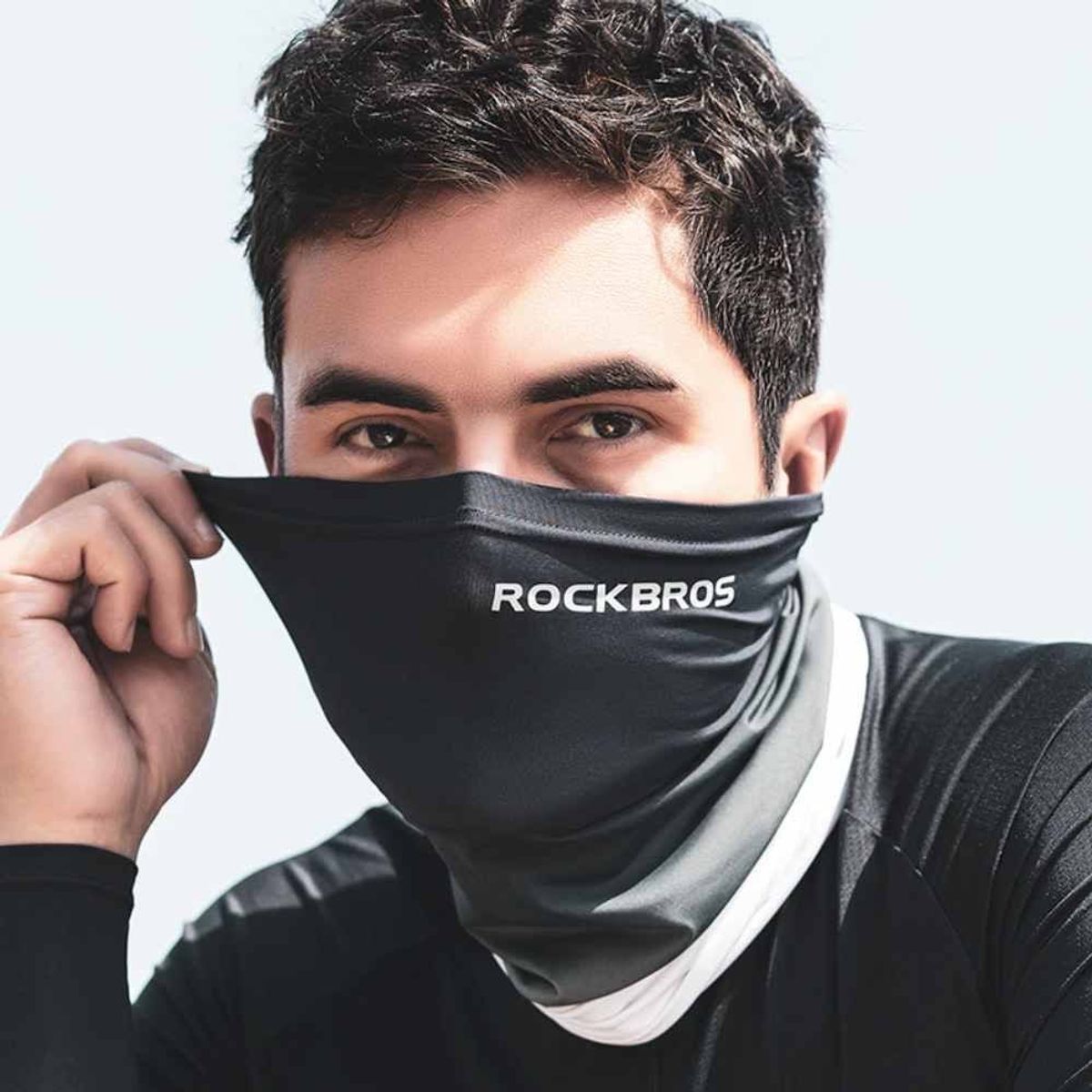 ROCKBROS - Bandana Deportiva Negra con Plomo Rockbros